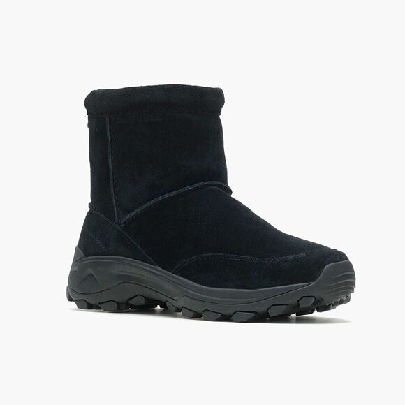 Merrell Winter J004555 Men's US 10 Black Waterproof Pull On Snow Boot RHS2684 - Picture 1 of 12